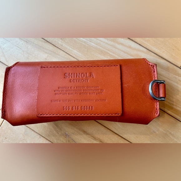 Shinola Utility Sunglass Case - Bold Orange - Archived - NWOT - Picture 3 of 7